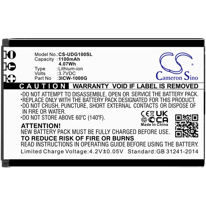 UniData ICW-1000G VoIP Phone Replacement Battery-3