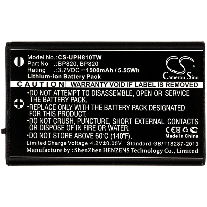 Uniden UH810 UH810S UH820S Two Way Radio Replacement Battery-3