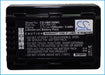 Panasonic HC-V10 HC-V100 HC-V100EG-K HC-V100EG-W HC-V100K HC-V100M HC-V100MK HC-V10EB-K HC-V10EB-R HC-V10EG-K HC-V10EG-R HC Camera Replacement Battery-5