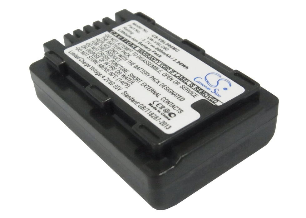 Panasonic HDC-HS60K HDC-SD40 HDC-SD60 HDC-SD60K HD Replacement Battery-main