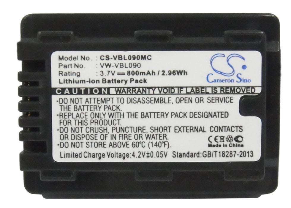 Panasonic HDC-HS60K HDC-SD40 HDC-SD60 HDC-SD60K HDC-SD60S HDC-TM55K HDC-TM60 SDR-H85 SDR-H85A SDR-H85K SDR-H85S SDR-S50 SDR Camera Replacement Battery-5