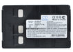 Panasonic NV-A1 NV-A1EN NV-ALEN NV-CSLEN NV-R00PN NV-R100EN NV-R11A NV-R200 NV-R500EN NV-R500EW NV-R50E NV-R550EN N 1200mAh Camera Replacement Battery-5