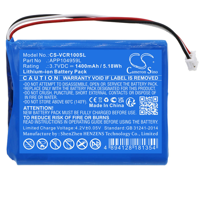 VentureCraft Valoq Amplifier Replacement Battery