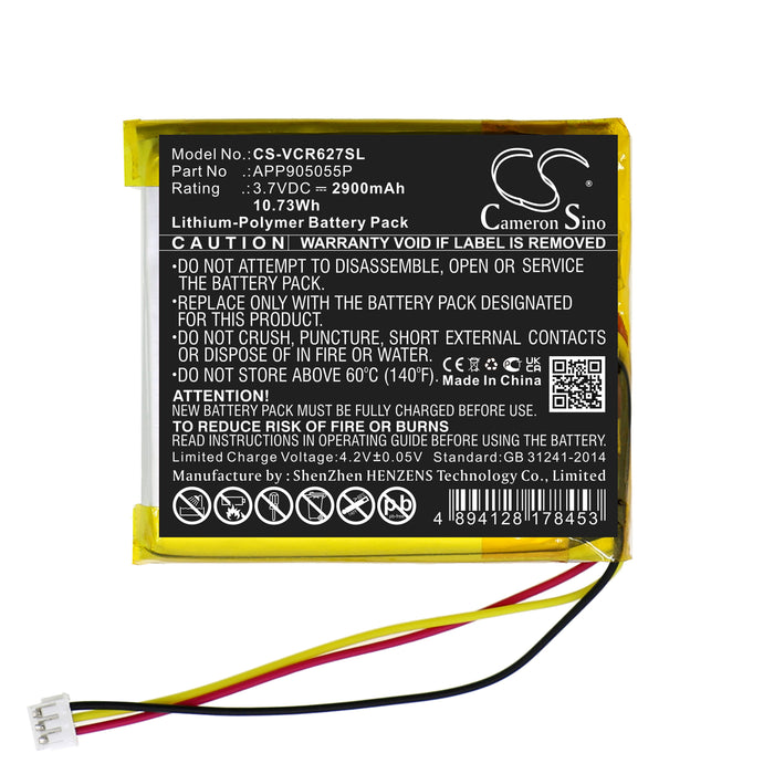 VentureCraft R627 Vantam Piano Jazz Classic R627 Amplifier Replacement Battery