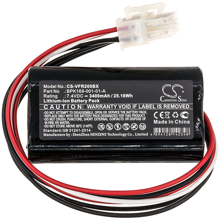 Verifone PCA169-001-01 PCA169-404-01-A Ruby 2 Ruby CI 3400mAh Payment Terminal Replacement Battery-3