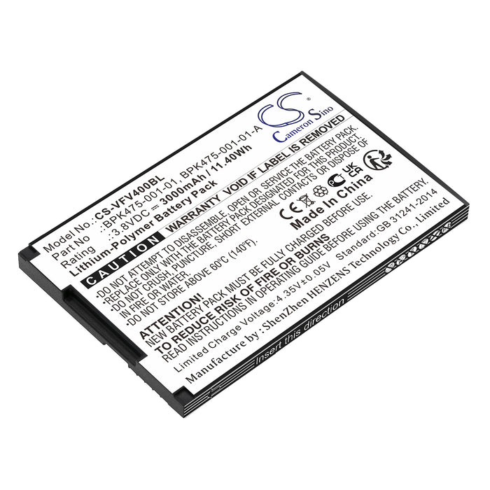 Verifone M435-003-04-NAA-S V400M V400M Plus 4G Payment Terminal Replacement Battery