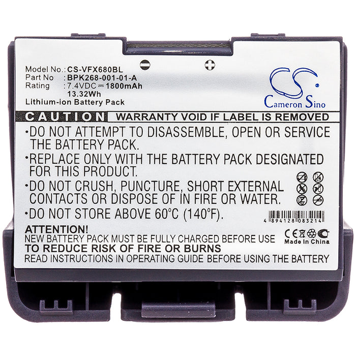 Verifone VX680 vx680 wireless credit card mac VX680 wireless terminal 1800mAh Payment Terminal Replacement Battery-3