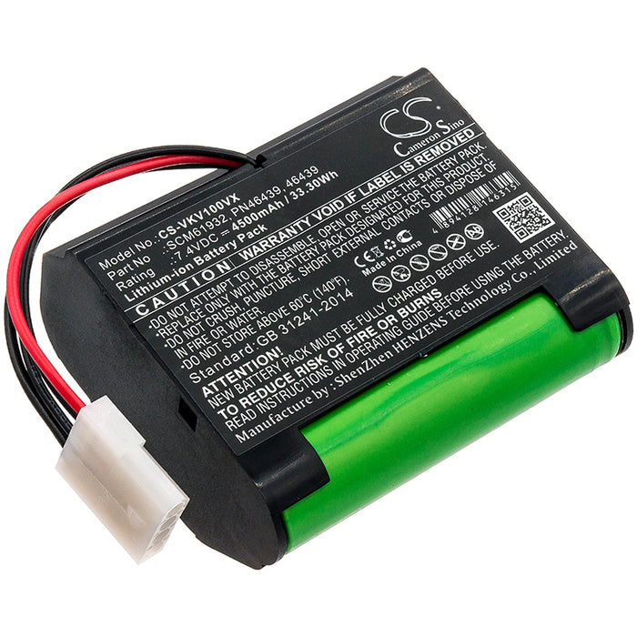 Vorwerk Kobold VR100 Kobold VX100 Replacement Battery-main