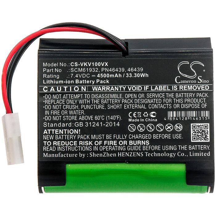 Vorwerk Kobold VR100 Kobold VX100 Vacuum Replacement Battery-3