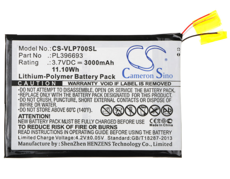 Visual Land ME-7G-8GB Prestige 7G 7in Tablet Replacement Battery-5