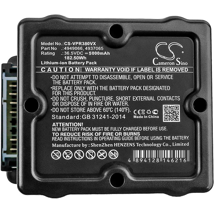 Wolf Garten Hybrid Power 37 Hybrid Power 40 Power 37 Power 40 5000mAh Lawn Mower Replacement Battery-3