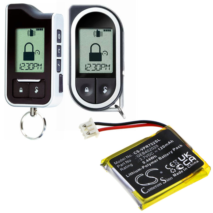 Python 7752P Remote Control Replacement Battery-6