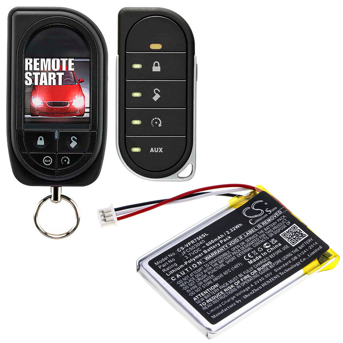 Clifford 7541X Remote Control Replacement Battery-6