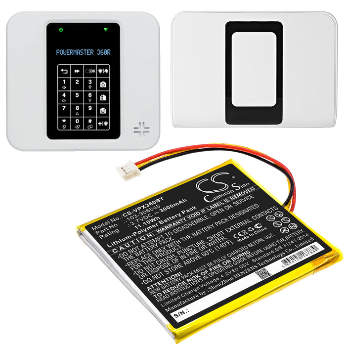 Visonic PowerMaster 360R Alarm Replacement Battery-6