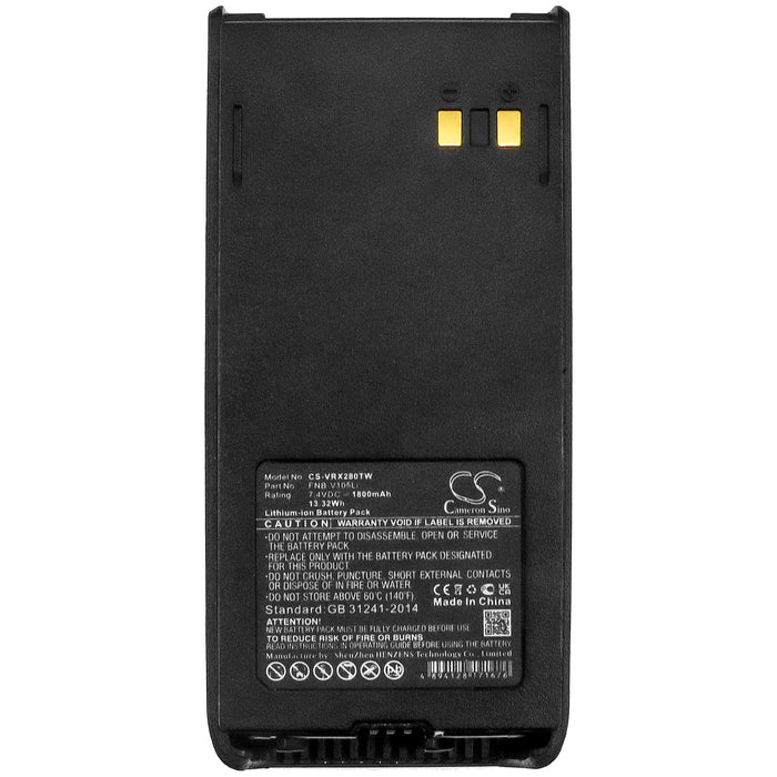 Standard Horizon HX280 HX280E HX280S HX380 Two Way Radio Replacement Battery-5