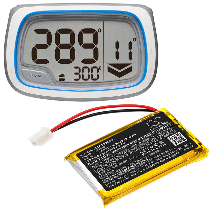 Velocitek e280 M087-602-11-WWA GPS Replacement Battery-6