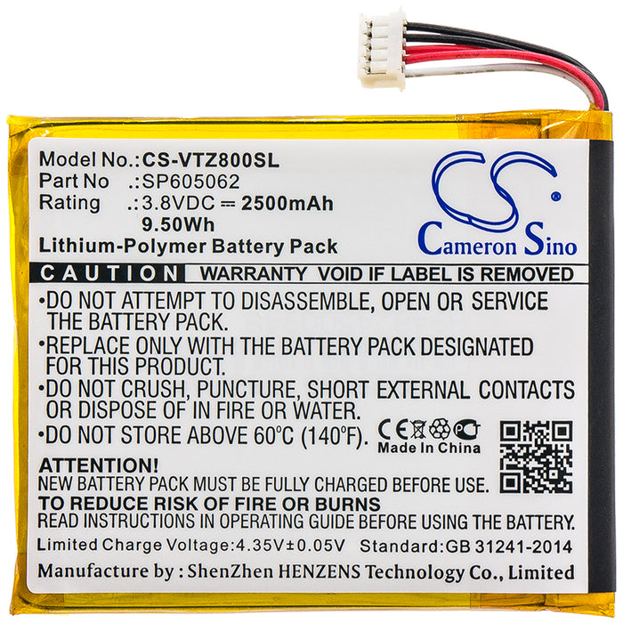 Vtech 80-169500 KidiBuzz Tablet Replacement Battery-3