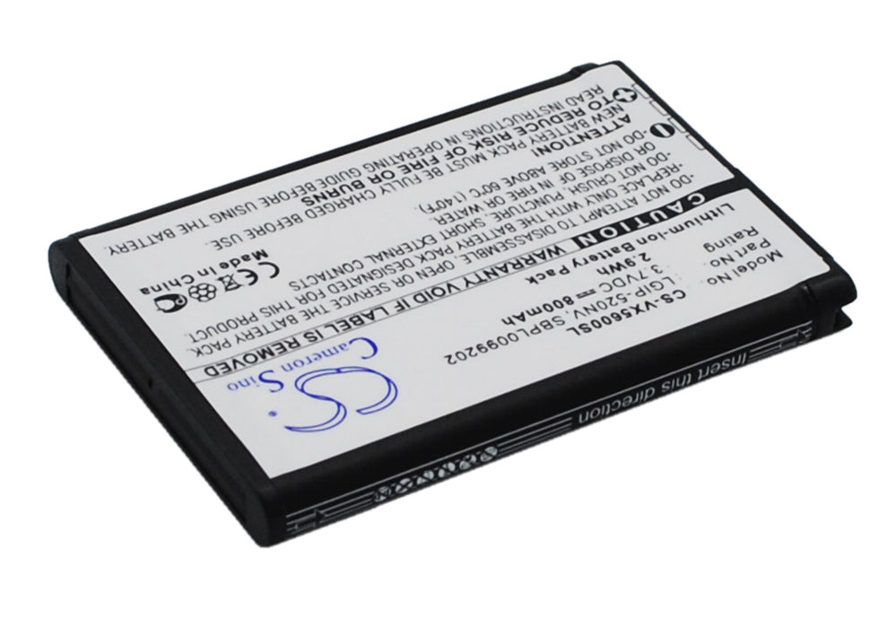 LG Accolade Cosmos Touch VN270 Extravert LG-VN150PP MN270 MN270 Beacon Revere UN150 Envoy VN150 VN270 VN270 Cosmos To Mobile Phone Replacement Battery-3