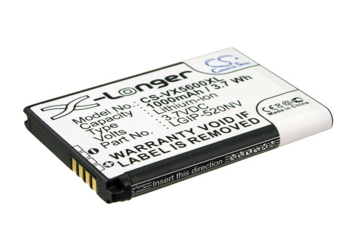 LG Accolade Cosmos Touch VN270 Extravert MN270 MN2 Replacement Battery-main