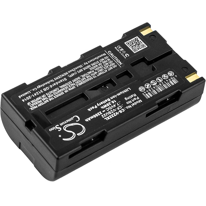 Avio R300SR R300ZD TVS-200EX TVS-500EX 2200mAh PDA Replacement Battery-2