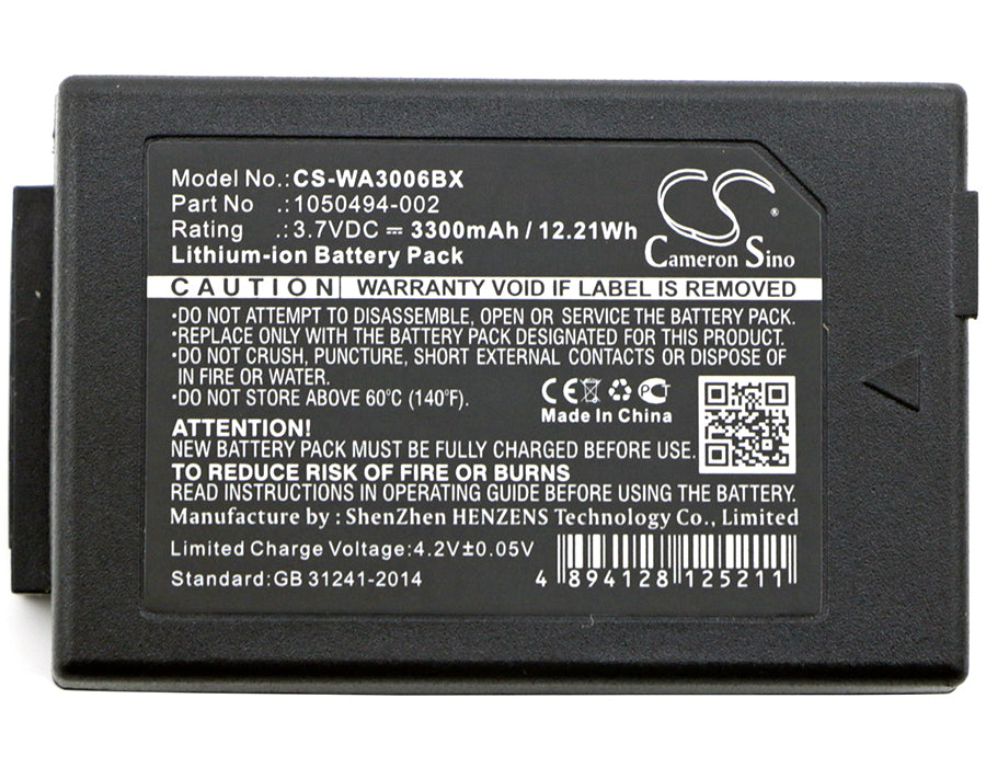 Zebra WorkAbout Pro 4 WorkAbout Pro G4 3300mAh Replacement Battery-3