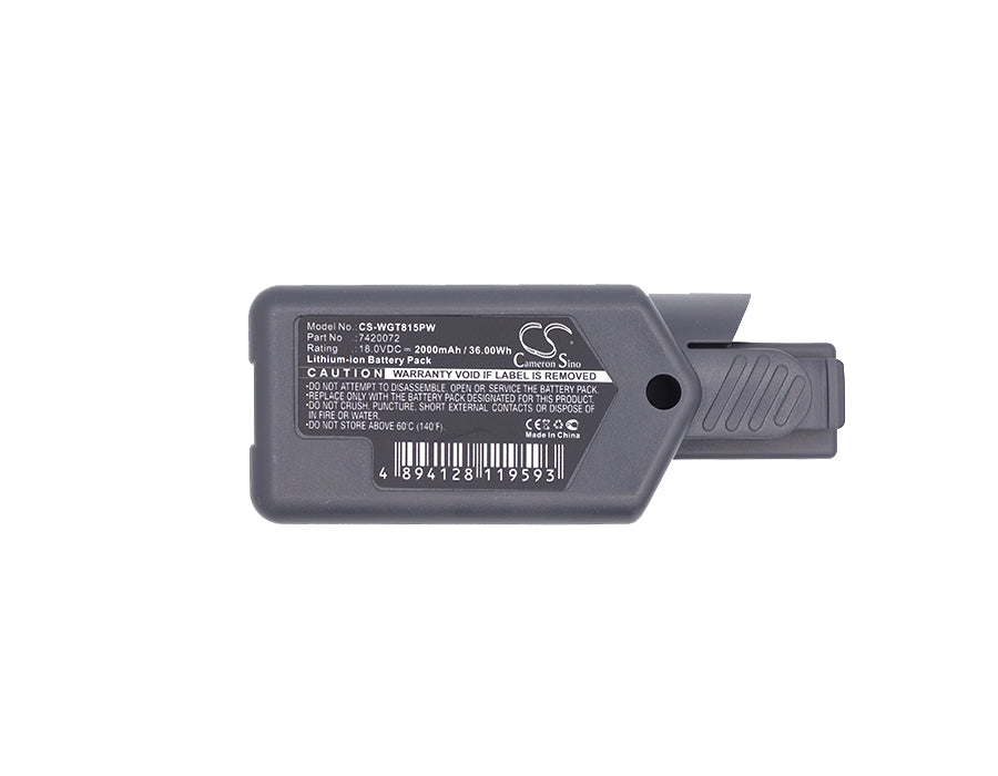 Wolf Garten 7420096 GT815 Li-ion Power GTB 815 Tri Replacement Battery-5