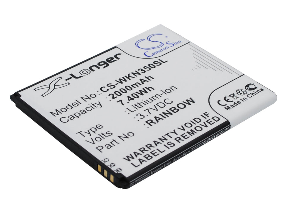 Wiko Bloom M172 N350 Rainbow Rainbow Neongelb Mobile Phone Replacement Battery-2