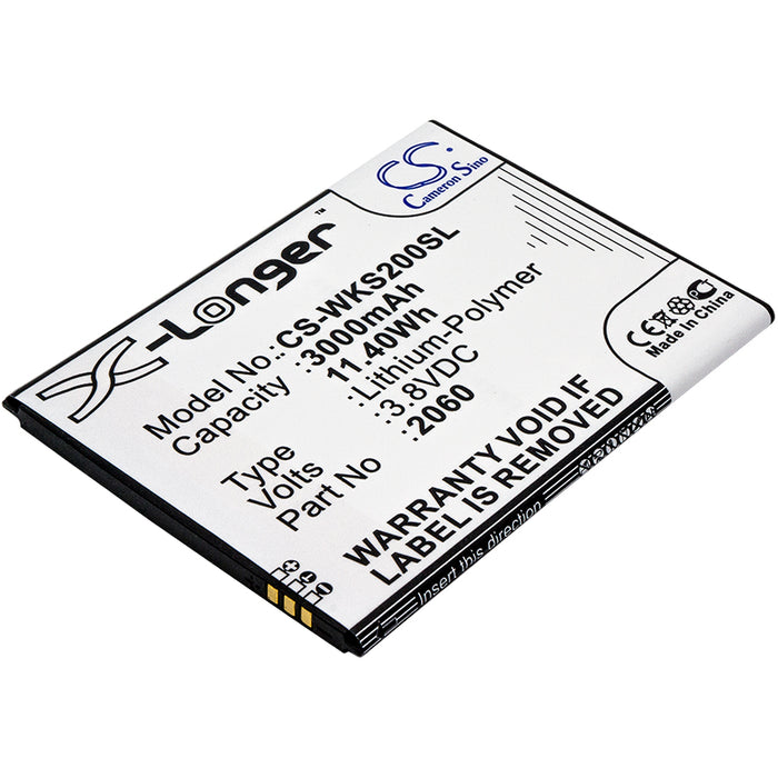 Wiko L5261AE Pulp Fab Pulp FAB 4G S5260AP Slide 2 Replacement Battery-main