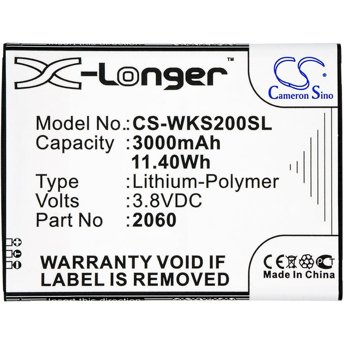 Wiko L5261AE Pulp Fab Pulp FAB 4G S5260AP Slide 2 Mobile Phone Replacement Battery-3