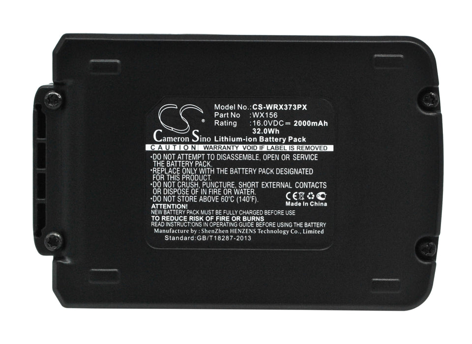 Worx Brushless Impact 20V MAX Drill WA3527 2000mAh Replacement Battery-main