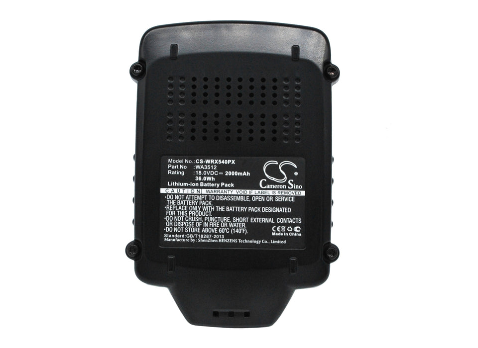 Worx RW9161 WG150 WG151 WG151 trimmer edge 2000mAh Replacement Battery-main