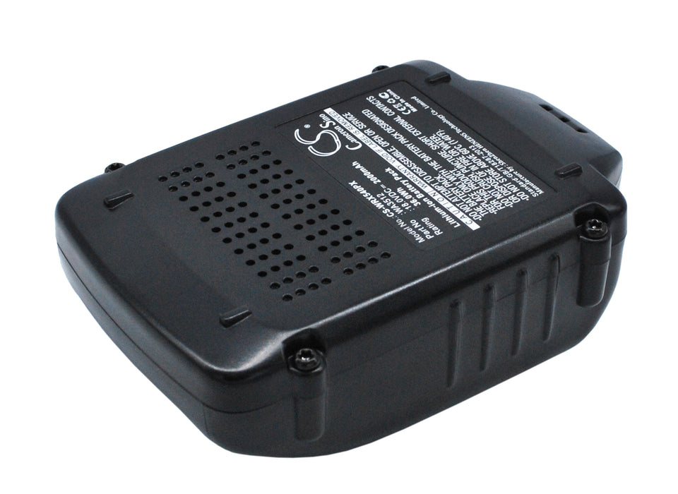 Work WA3551.1 WA3572 2000mAh Replacement Battery-2