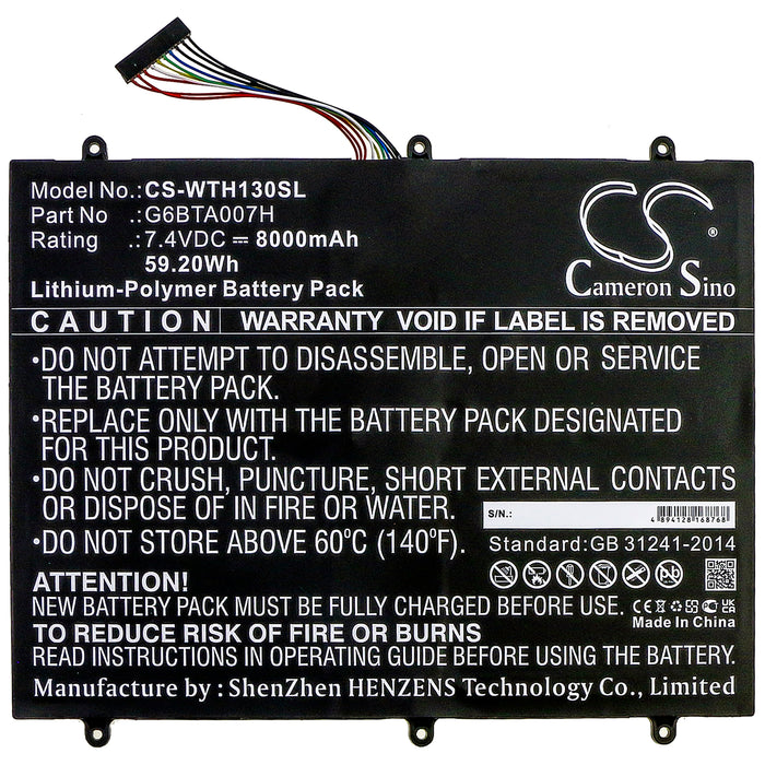 Wacom Cintiq Companion 2 DTH-W1300 Tablet Replacement Battery-3