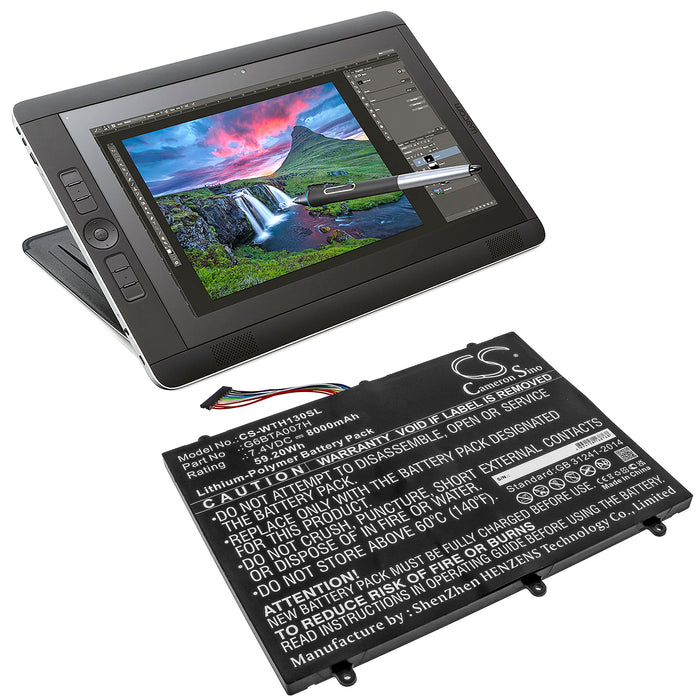 Wacom Cintiq Companion 2 DTH-W1300 Tablet Replacement Battery-5