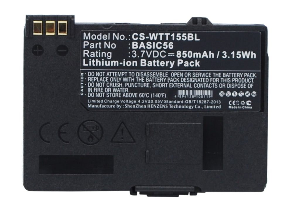Way Systems MTT 1500 MTT 1510 MTT 1531 MTT 1556 MT Replacement Battery-main