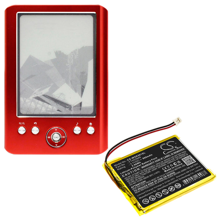 Wexler E5001 eReader Replacement Battery-6