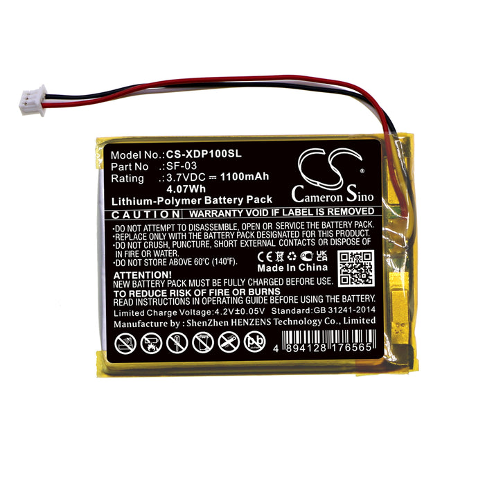 Sony Versity 9540 Versity 9553 Versity 9640 Versity 9653 DAB Digital Replacement Battery-3