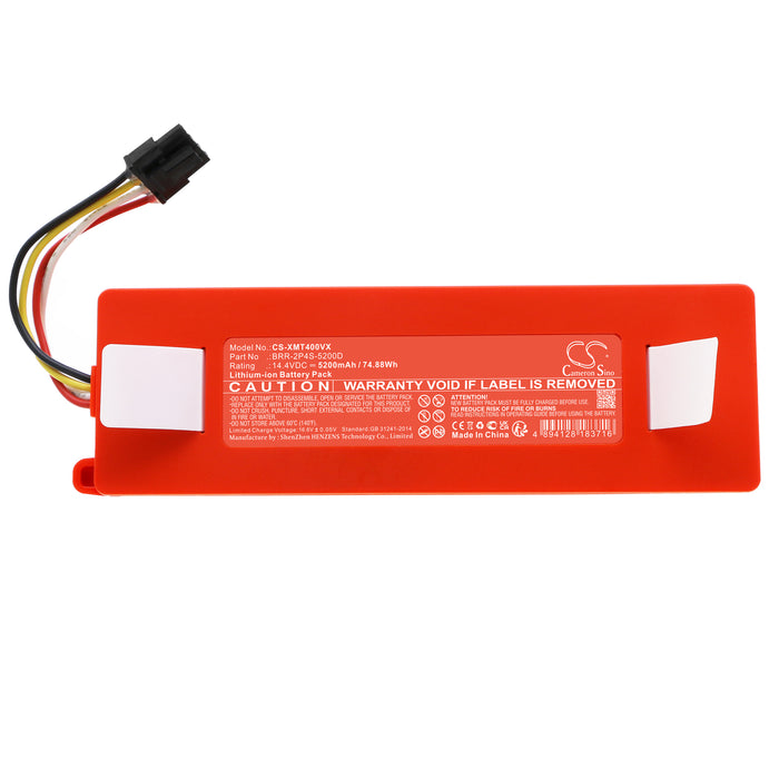 Roborock S50 S51 S55 S6 T4 T60 T61RR T65 T70 T71RR 5200mAh Vacuum Replacement Battery