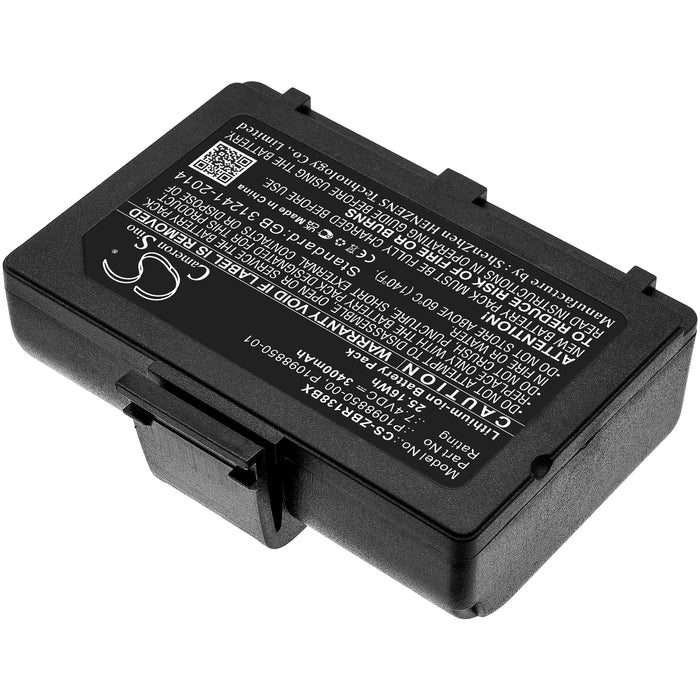 Zebra ZR138 3400mAh Printer Replacement Battery-2