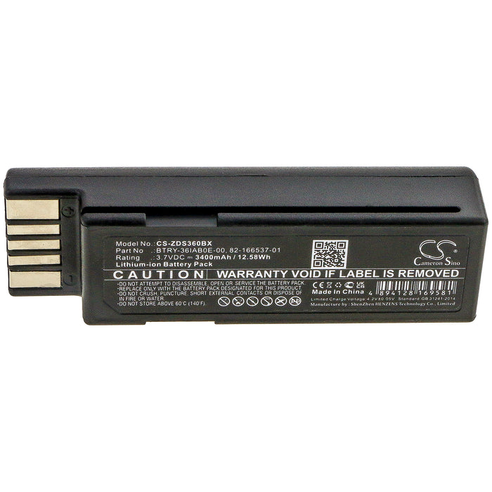 Zebra DS3600 DS3678 EVM LI3600 LI3678 LS36 3400mAh Replacement Battery-3