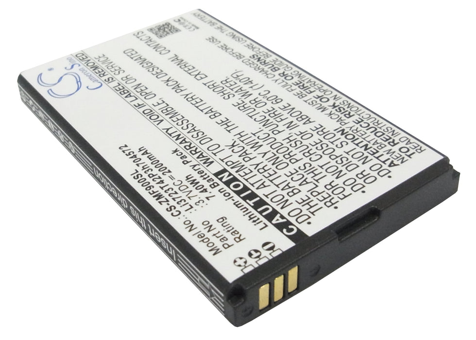 ZTE Falcon Z-917 Falcon Z-917 4G LTE MF275 MF275 Turbo Hub MF90 MF90C MF90C1 MF90S MF90U MF91 MF91D MF91S MF91S+ MF91S2 Z9 Hotspot Replacement Battery-2