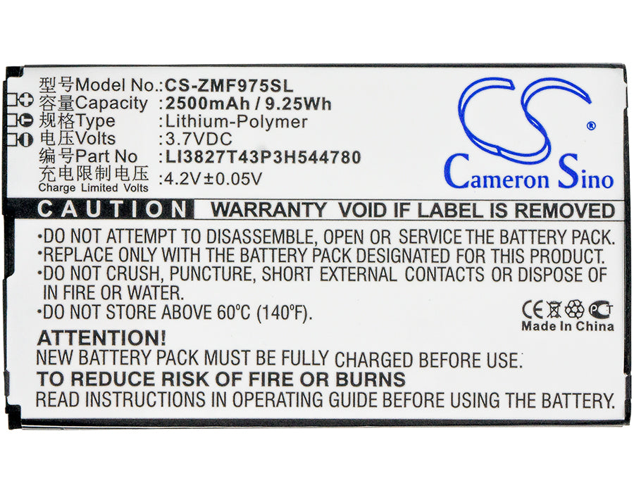 ZTE 303ZT 305ZT 306ZT MF975 MF975S Pocket Wifi Hotspot Replacement Battery-5