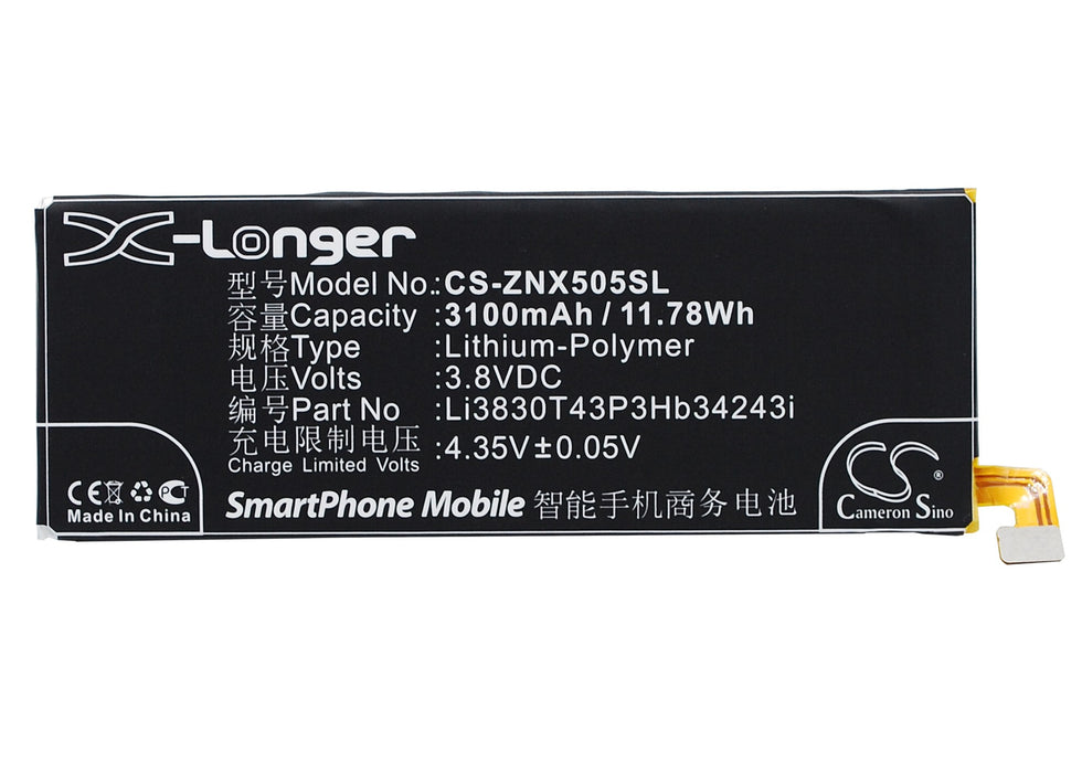 ZTE Nubia Z7 Max Nubia Z7 Max Dual SIM NX505J Replacement Battery-main