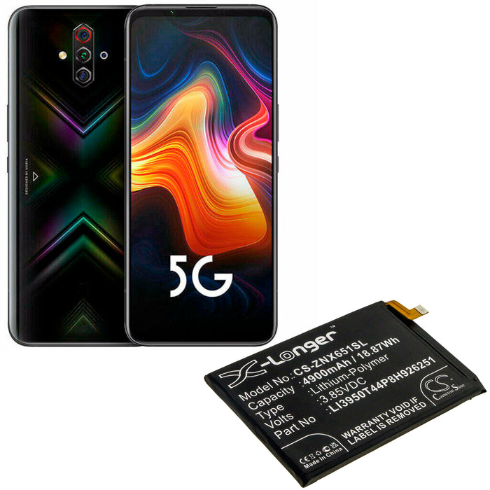 ZTE Nubia Play Nubia Play 5G Nubia Red Magic 5G Lite NX651J Mobile Phone Replacement Battery-5