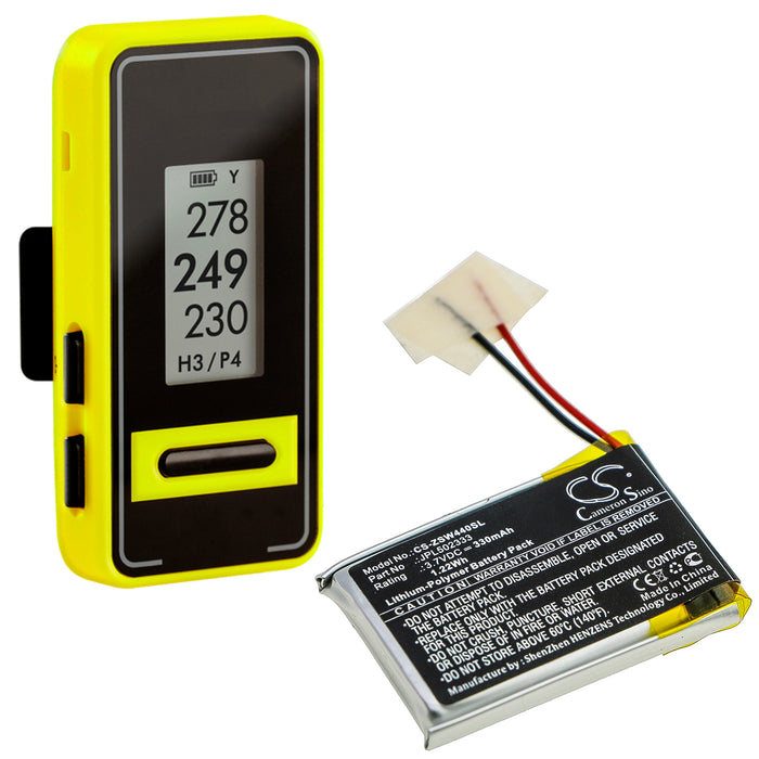 IZZO A44040 Swami Voice Clip GPS Replacement Battery-5