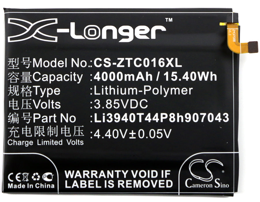 ZTE Axon 7 Max Axon 7 Max C2017 Axon 7 Max C2017 Dual SIM TD-L Axon Max C2016 Axon Max C2016 Dual SIM Mobile Phone Replacement Battery-3