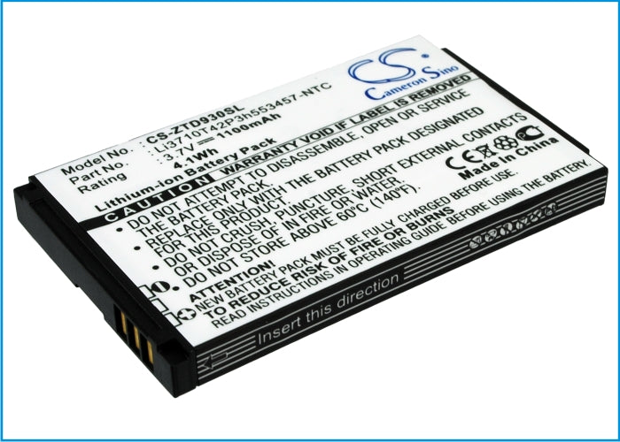 Cricket Chorus D930 Replacement Battery-main