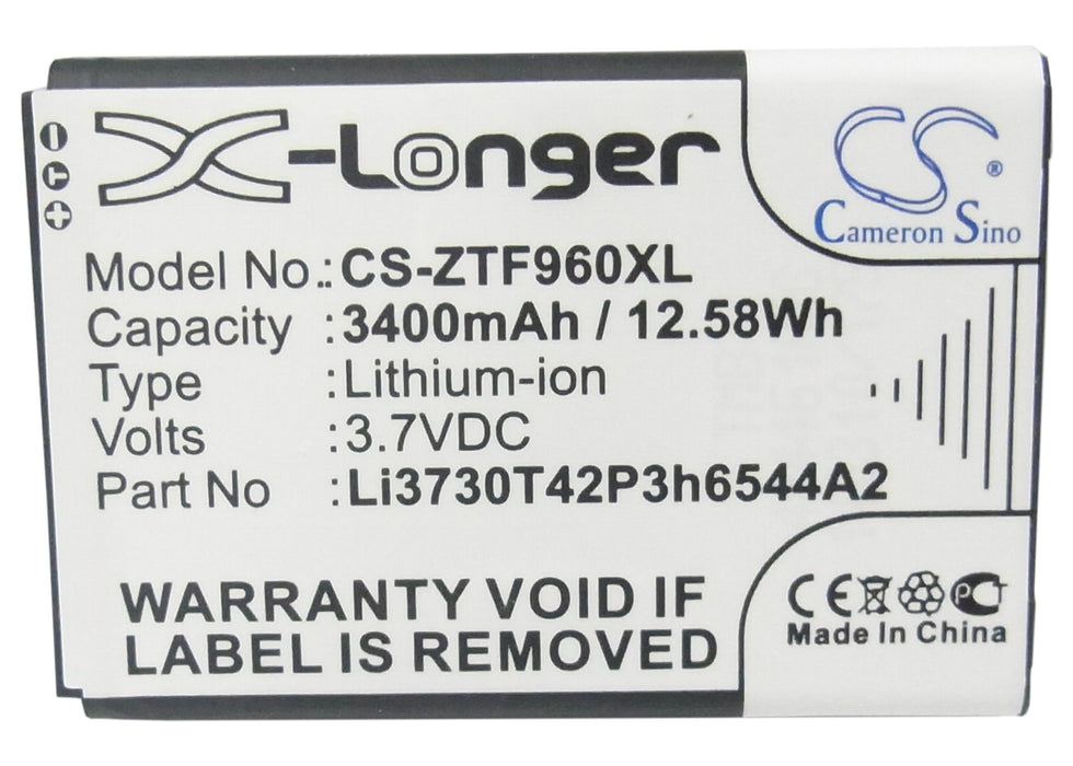 Net10 SRQ-Z289L Z289L 3400mAh Hotspot Replacement Battery-5