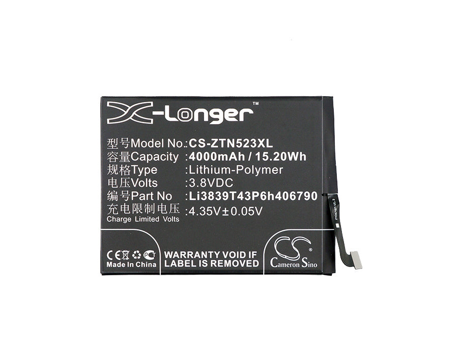 Nubia NX523 NX523J Z11 Max Mobile Phone Replacement Battery-3