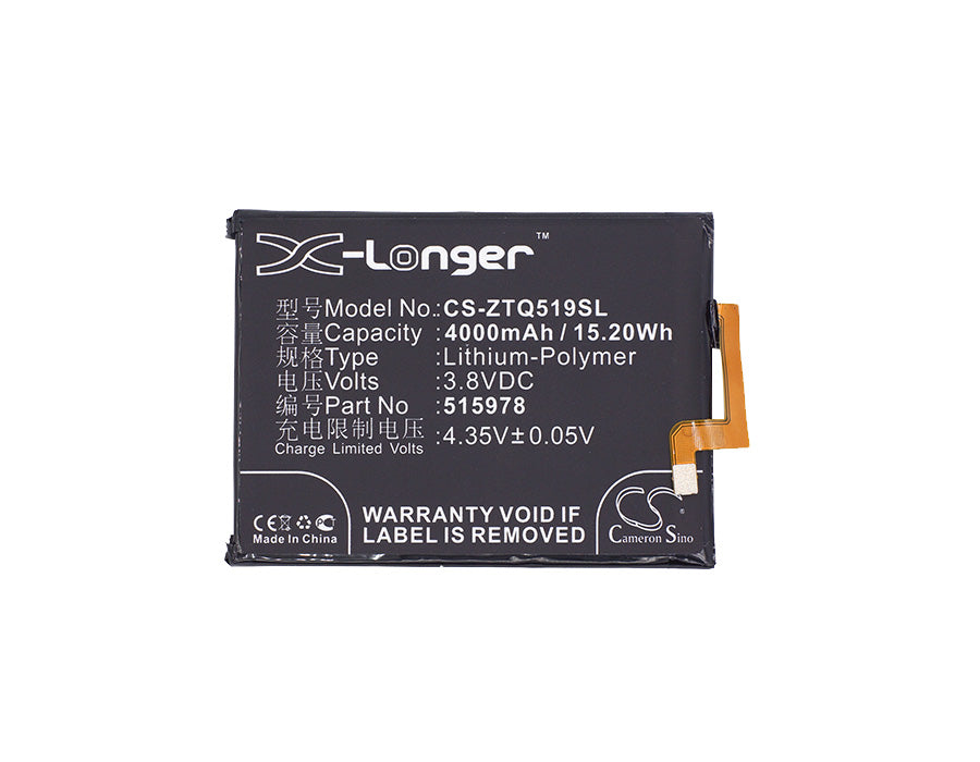 ZTE Blade A452 Blade D2 Blade X3 E169 E169-515978 Q519 Q519C Q519E Q519T Yuanhang 2 Yuanhang 2 TD-LTE Mobile Phone Replacement Battery-5